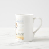 アクション内の虎2 ボーンチャイナマグカップ (右)