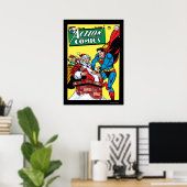 アクション漫画#105 ポスター (ホームオフィス)