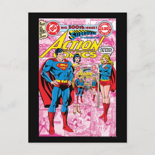 アクション漫画#500 1979年10月 ポストカード (正面)