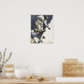 アクション詰めサッカー付きヴィンテージポスタープリント ポスター (キッチン)