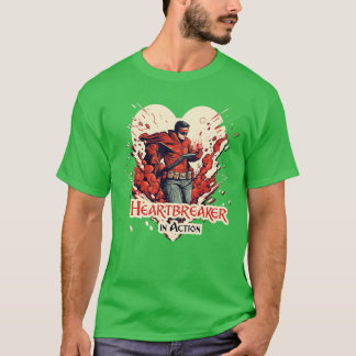 アクション1のハートブレーカー Tシャツ