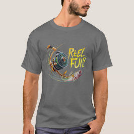 アクションTシャツで釣りの楽しさを Tシャツ