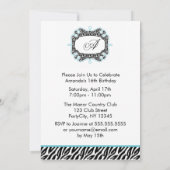 アクスタイリッシュアフレームSweet sixteen 招待状 (裏面)