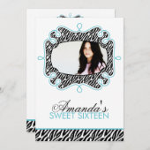 アクスタイリッシュアフレームSweet sixteen 招待状 (正面/裏面)