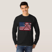 アクスルメーカー愛国米国国旗 Tシャツ (正面フル)