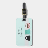 アクセサリーデザイナーの財布 ラゲッジタグ (正面縦)