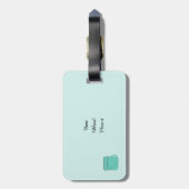 アクセサリーデザイナーの財布 ラゲッジタグ (裏面縦)