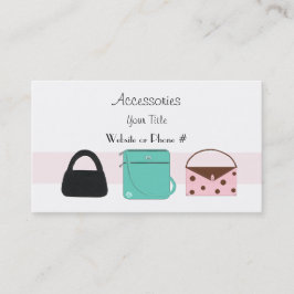 アクセサリーデザイナーハンドバッグ名刺 名刺