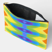 アクセサリーパウチ幾何学的クラシックパターンデザイン アクセサリーポーチ (見開き)