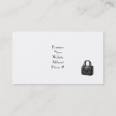 アクセサリーブティックハンドバッグビジネスカード 名刺 (裏面)