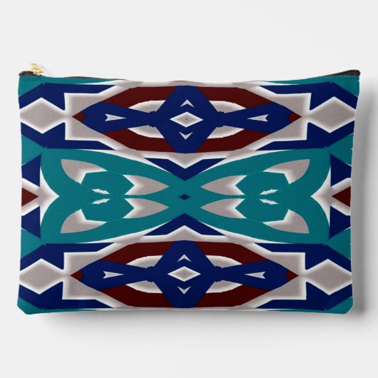 アクセサリーポーチ、幾何ユニークデザイン アクセサリーポーチ (正面)