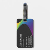アクセサリー荷物タグカスタム ラゲッジタグ (裏面縦)