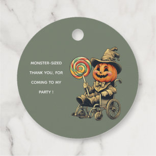 アクセシブルハロウィーンのカボチャのちょうちんハロウィーン フェイバータグ