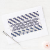 アクセスゾーン=駐車場なしブラインドまたはジャストラズ 長方形シール (封筒)