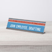 アクセス制限の高リスクプロフェッショナル デスクネームプレート (正面)