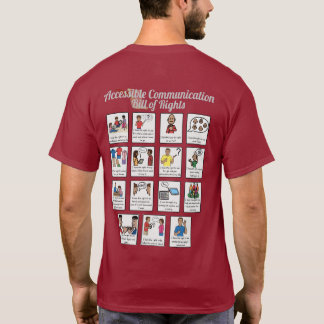 アクセス可能な通信権利書Tシャツ Tシャツ