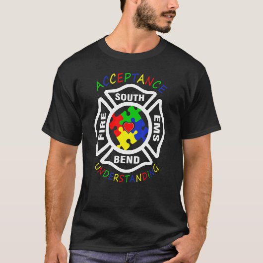 アクセプタンス ファイア サウス EMS ベンド 理解 パズル Tシャツ (正面)
