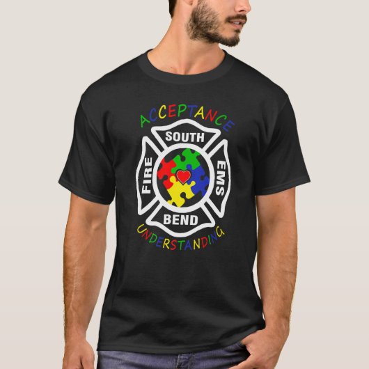 アクセプタンス ファイア サウス EMS ベンド 理解 パズル Tシャツ (正面)