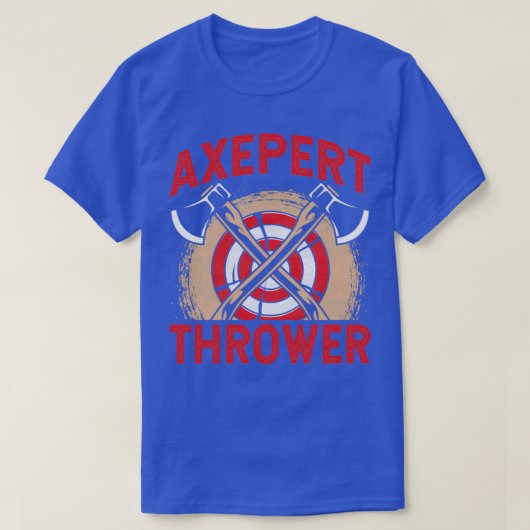 アクセペルトスロワーおもしろいアックススロー愛好家ことわざ2 Tシャツ (デザイン正面)