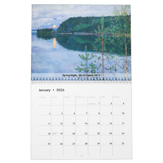 アクセリガレンカレーラ最高傑作 カレンダー (1月 2026)