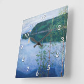 アクセリガレンカレーラ – 春ナイト スクエア壁時計 (傾斜)