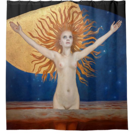 アクセリガレン – カレーラ – アドアストラ シャワーカーテン (正面)