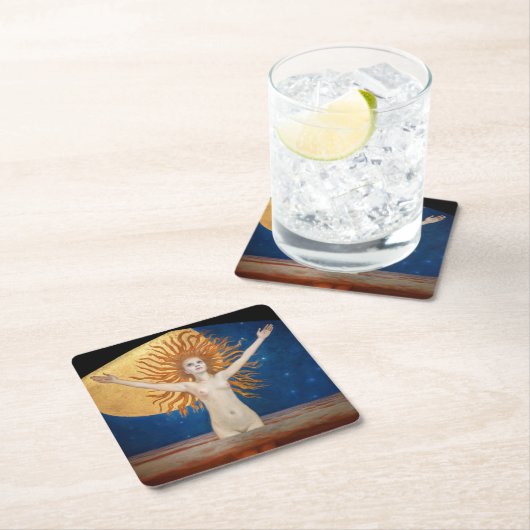 アクセリガレン – カレーラ – アドアストラ スクエアペーパーコースター (インサイチュ)