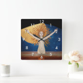 アクセリガレン – カレーラ – アドアストラ スクエア壁時計 (ホーム)