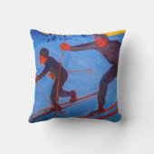 アクセリガレン – カレーラ – スキーヤー クッション (裏面)