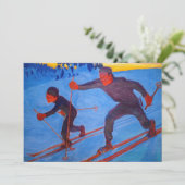 アクセリガレン – カレーラ – スキーヤー サンキューカード (スタンド正面)