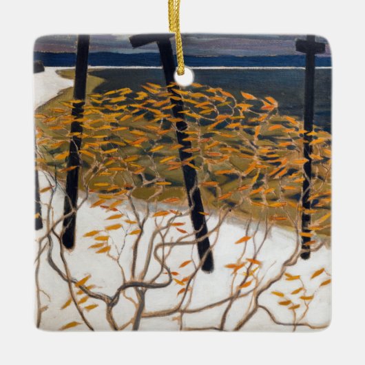 アクセリガレン – カレーラ – 秋 セラミックオーナメント (正面)