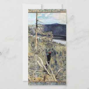 アクセリガレン – カレーラ – 素晴らしブラックウッドペッカー サンキューカード