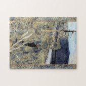 アクセリガレン – カレーラ – 素晴らしブラックウッドペッカー ジグソーパズル (横)