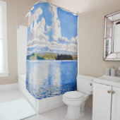 アクセリーガレンカレーラ – クラウドタワーズ シャワーカーテン (インサイチュ)