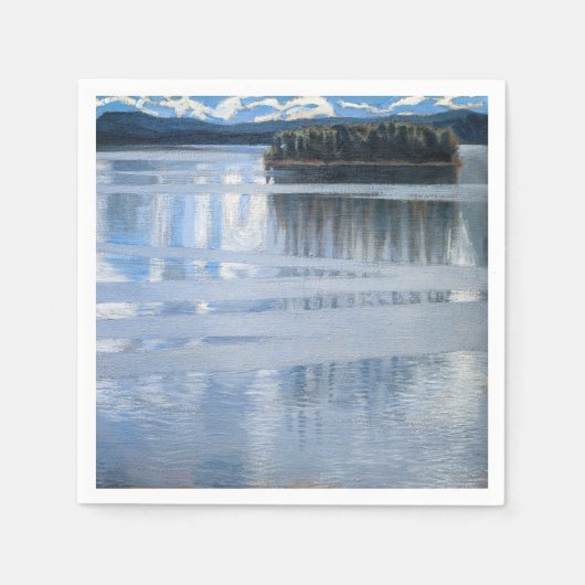 アクセリーガレン – カレーラ – レイクケイテレ スタンダードカクテルナプキン (正面)