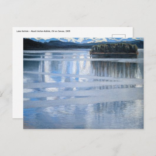 アクセリーガレン – カレーラ – レイクケイテレ ポストカード (正面/裏面)