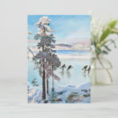 アクセリ・ガッレン・カレラ - カレラ湖岸のスケーター サンキューカード (スタンド正面)