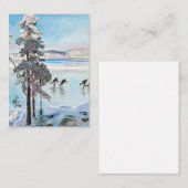 アクセリ・ガッレン・カレラ - カレラ湖岸のスケーター ノートカード (正面/裏面)