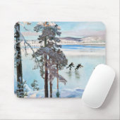 アクセリ・ガッレン・カレラ - カレラ湖岸のスケーター マウスパッド (マウス)