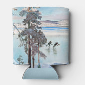 アクセリ・ガッレン・カレラ - カレラ湖岸のスケーター 缶クーラー (裏面)