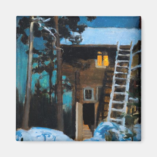 アクセリ・ガッレン・カレラ - 冬のカレラ マグネット (正面)