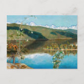 アクセリ・ガッレン・カレラ - 地平線に雷雲 ポストカード (正面)