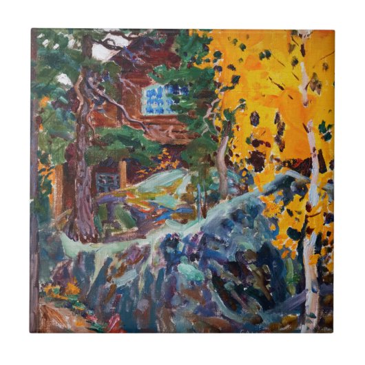 アクセリ・ガッレン＝カレラ - 秋のカレラ タイル (正面)