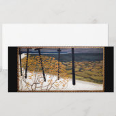 アクセリ・ガッレン・カレラ - 秋 招待状 (正面/裏面)