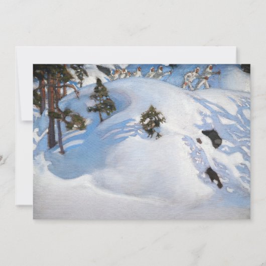 アクセリ・ガッレン=カレラ - 2月の幻視 招待状 (正面)