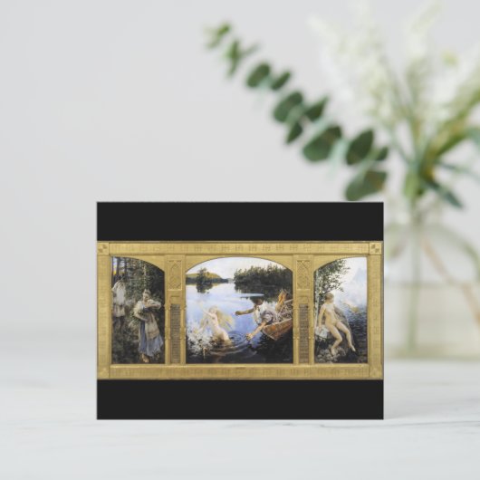 アクセリ・ガレン・カレーラ – アイノ神話 ポストカード (スタンド正面)