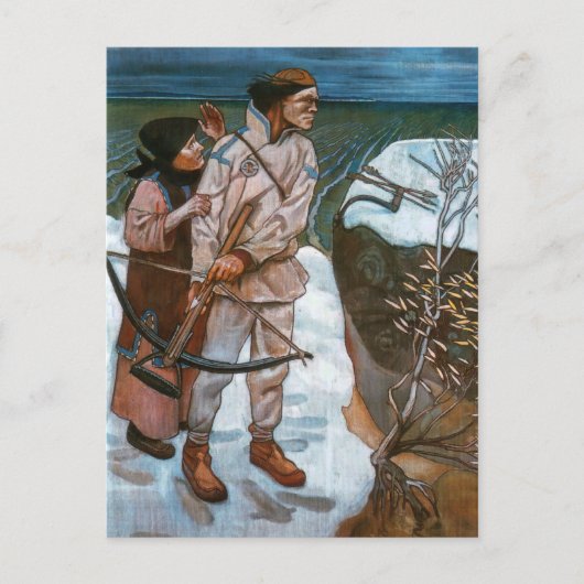 アクセリ・ガレン・カレーラ – ジュカハイネンの復讐 ポストカード (正面)