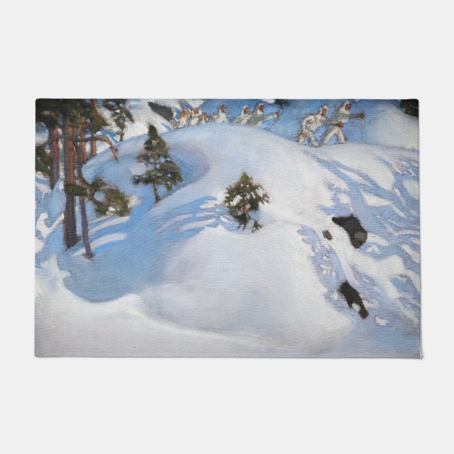 アクセリ・ガレン・カレーラ – February Vision ドアマット (正面)