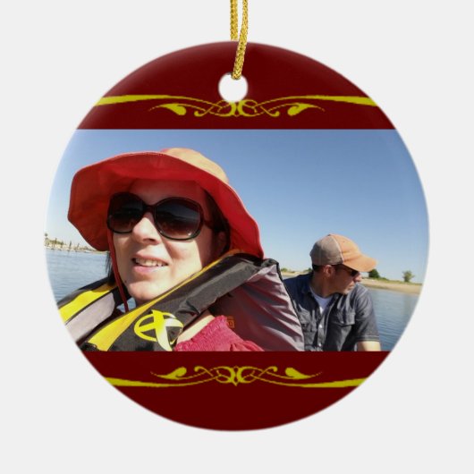 アクセントのオーナメントのレイアウト セラミックオーナメント (正面)