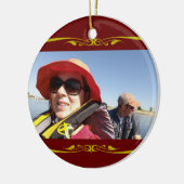 アクセントのオーナメントのレイアウト セラミックオーナメント (左)